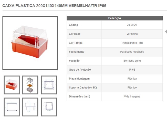 caixa renglan ip65 209927